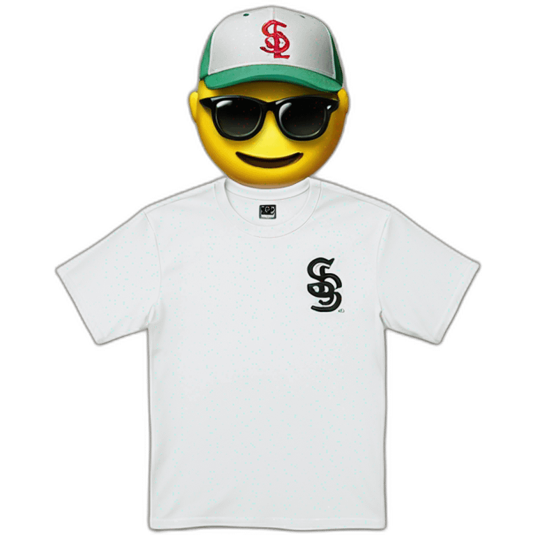 Tee shirt stussy emoji