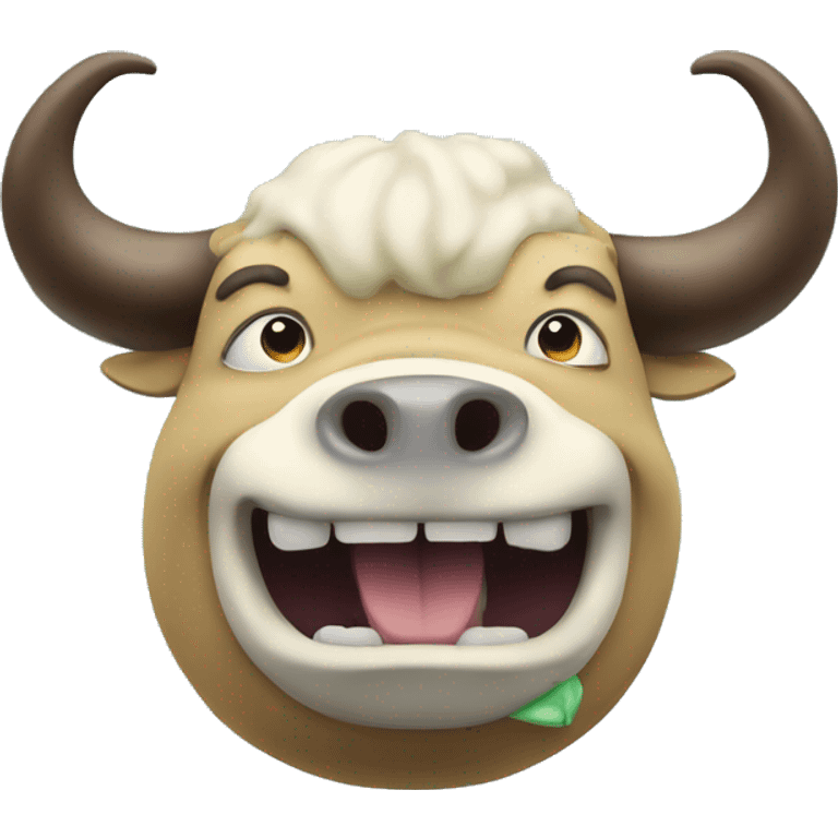 Bull with Mucinex emoji