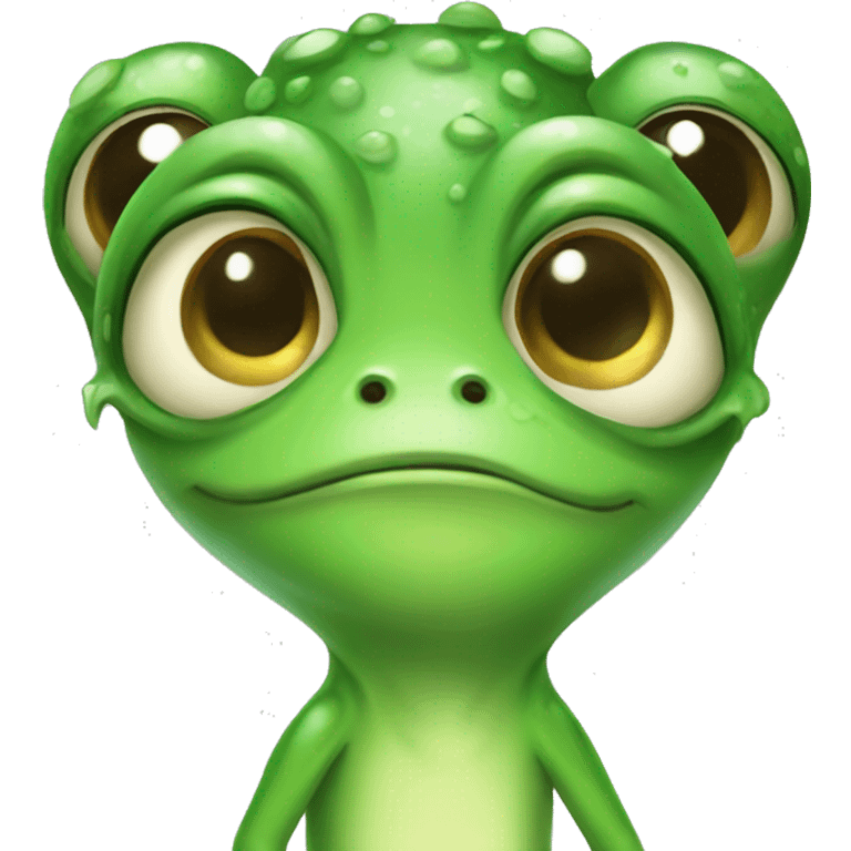 cute female frog emoji