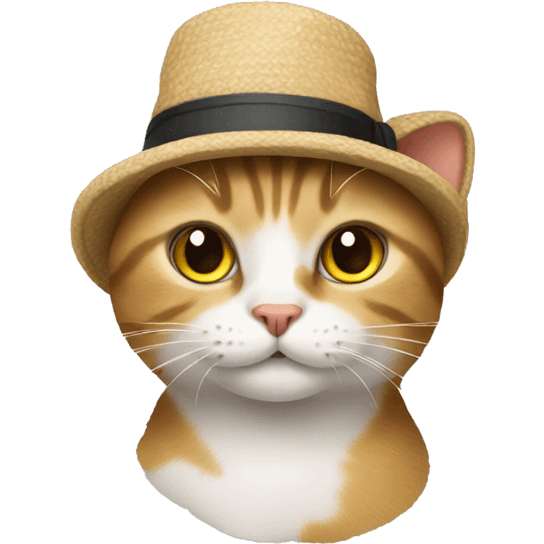 Cat with a hat emoji