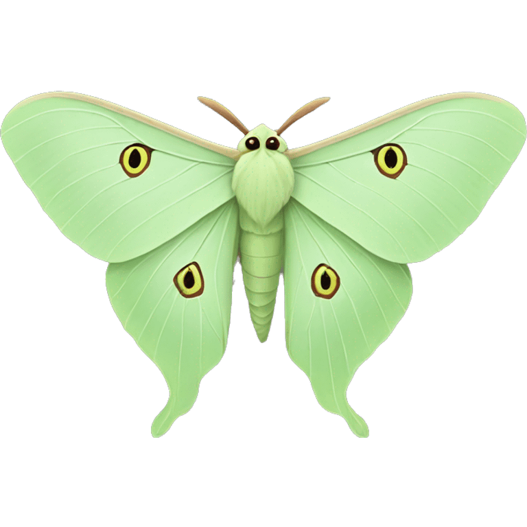 luna moth  emoji