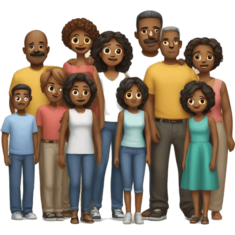 a big normal family emoji