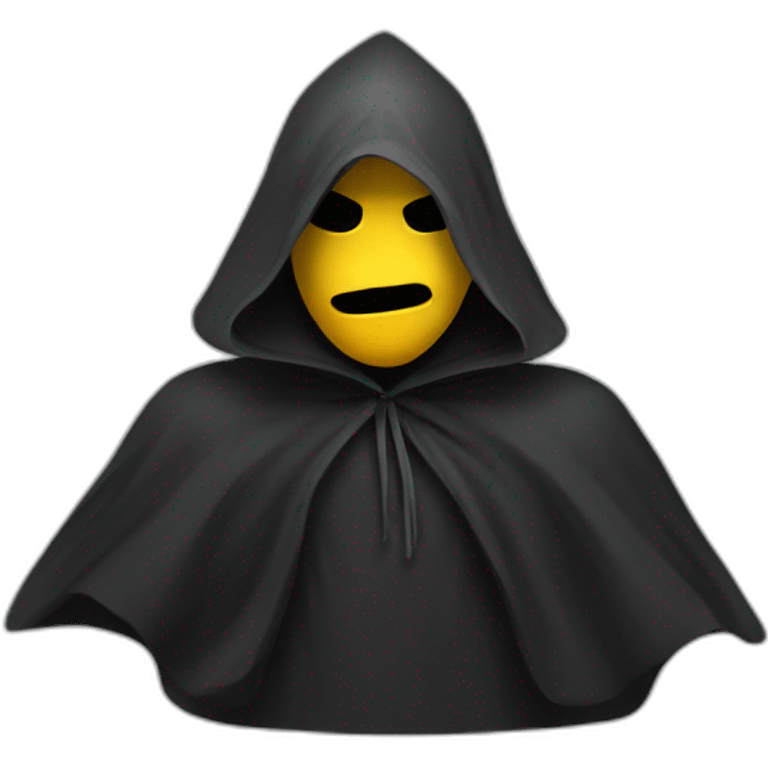 cloaked hacker emoji