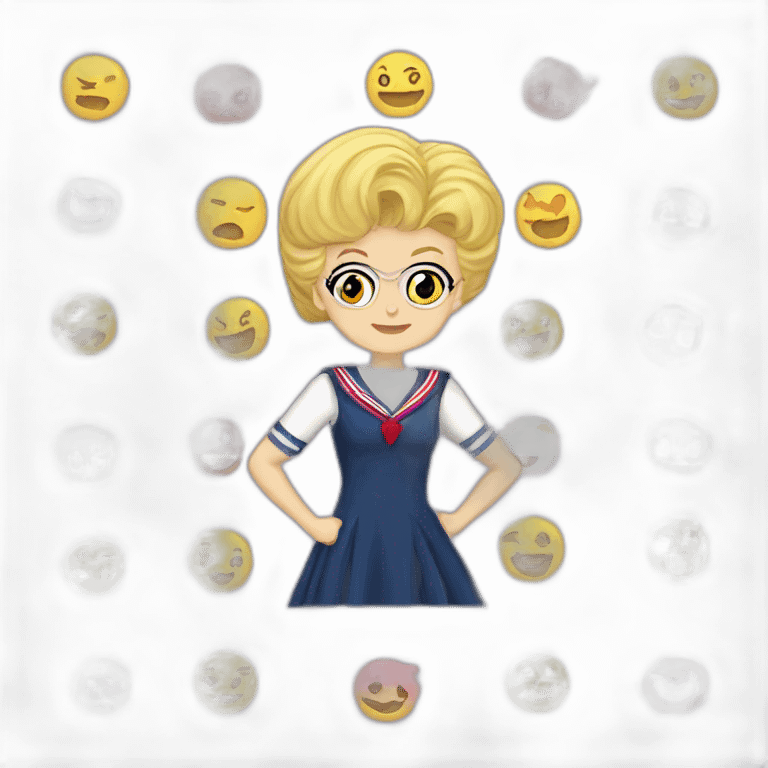 Jessica fletcher as sailor moon emoji