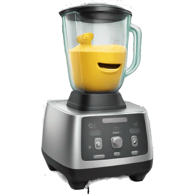 Blender with music notes in it emoji