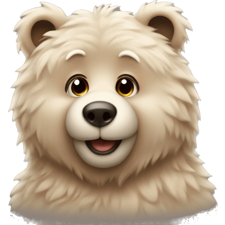 love little fluffy bear emoji