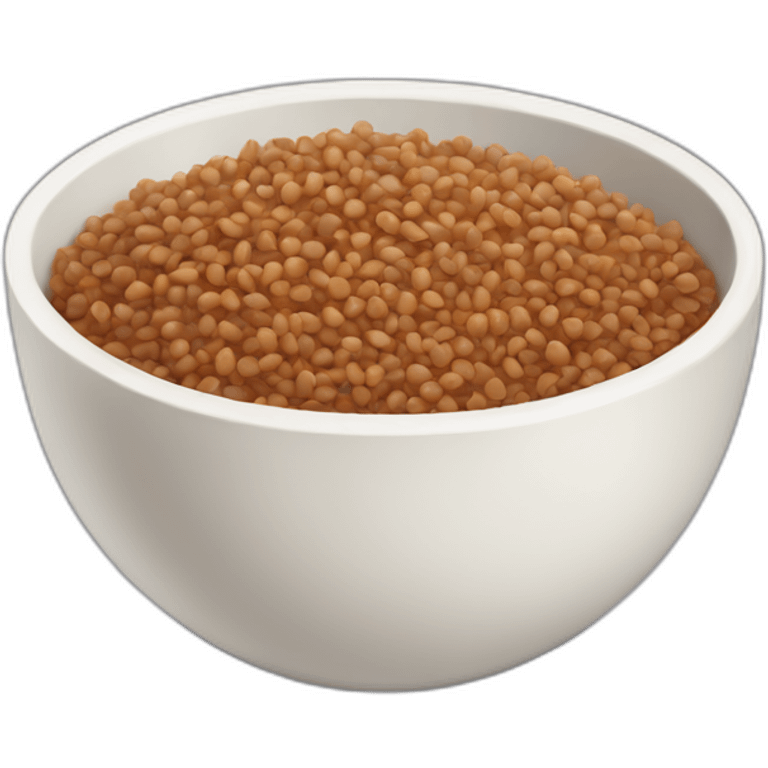 Bowl of Buckwheat emoji