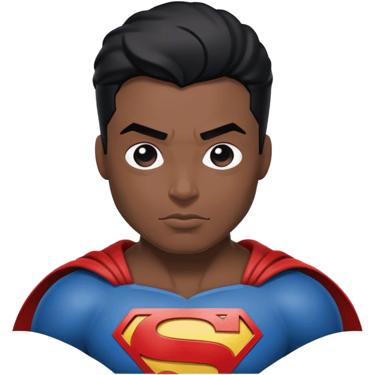 Black superman emoji