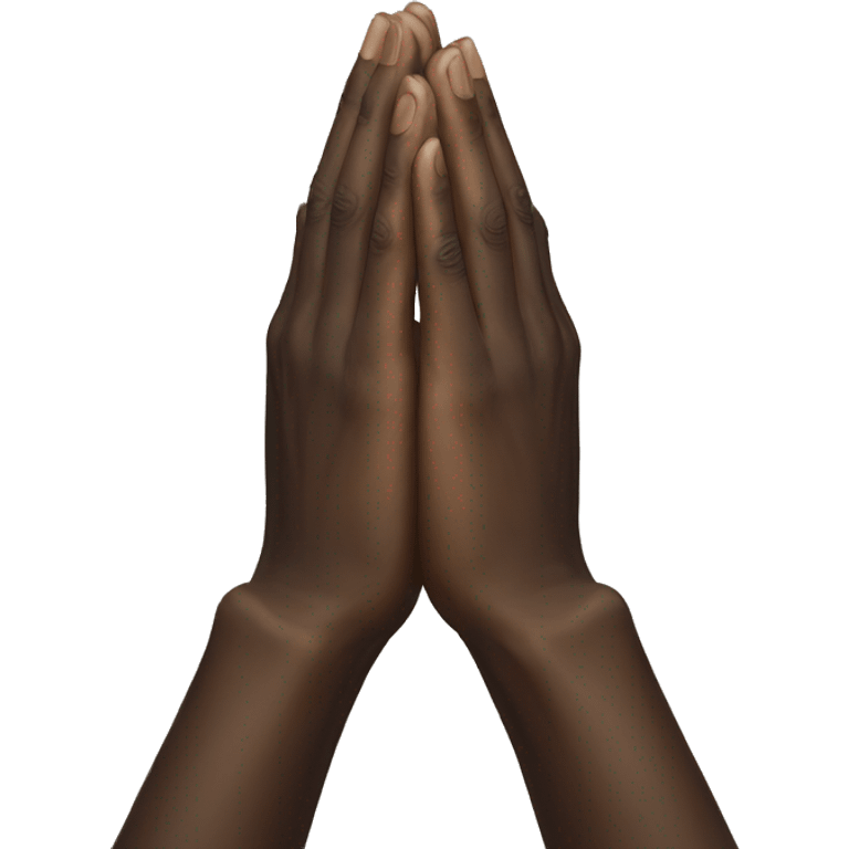 two hands praying, art emoji