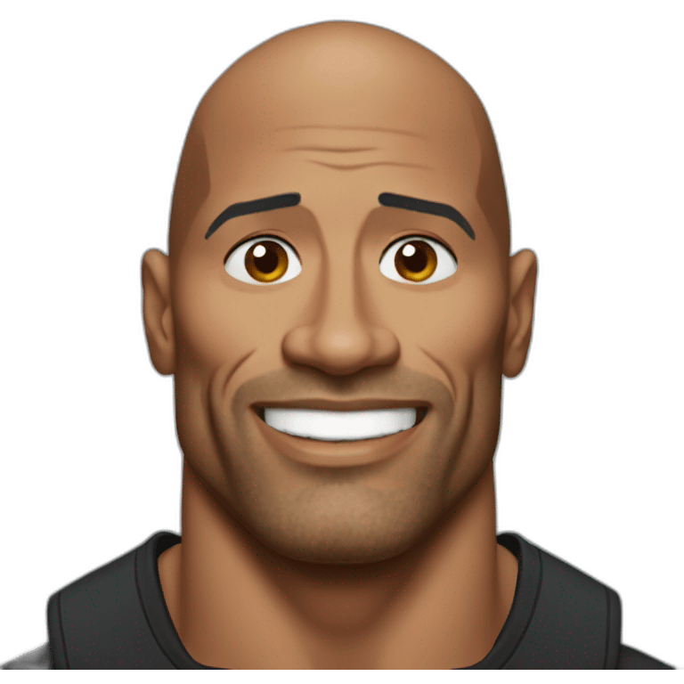 Dwayne johnson emoji