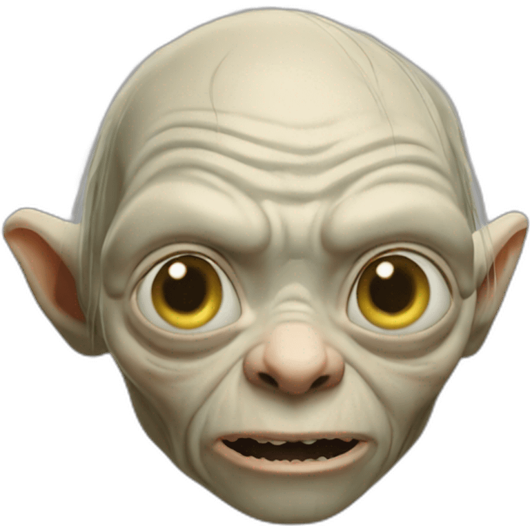 gollum énervé  emoji