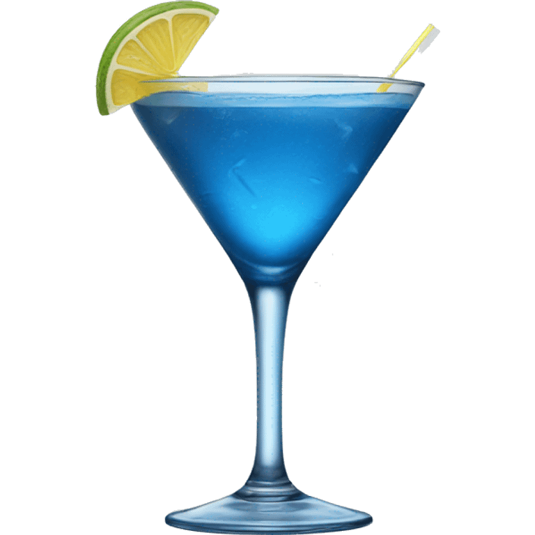 blue cocktail emoji