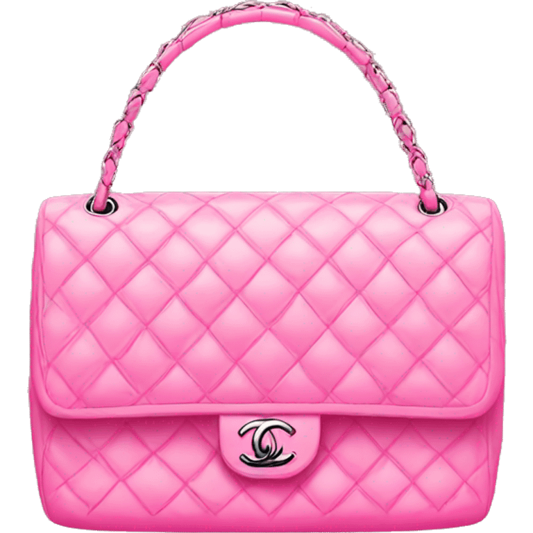 pink chanel bag emoji