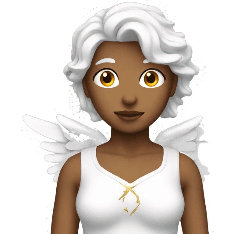 Angel white emoji