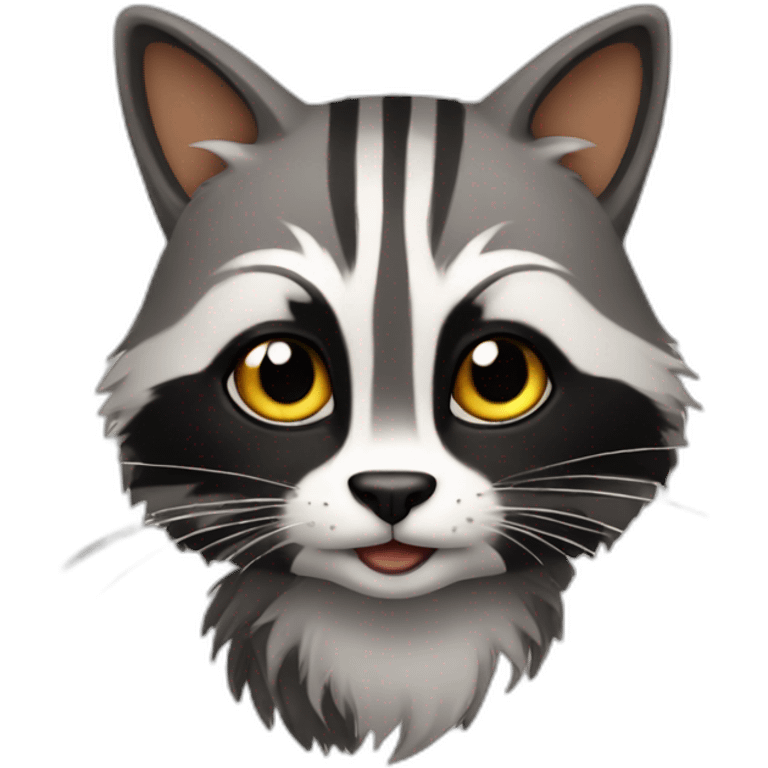 cat-racoon emoji