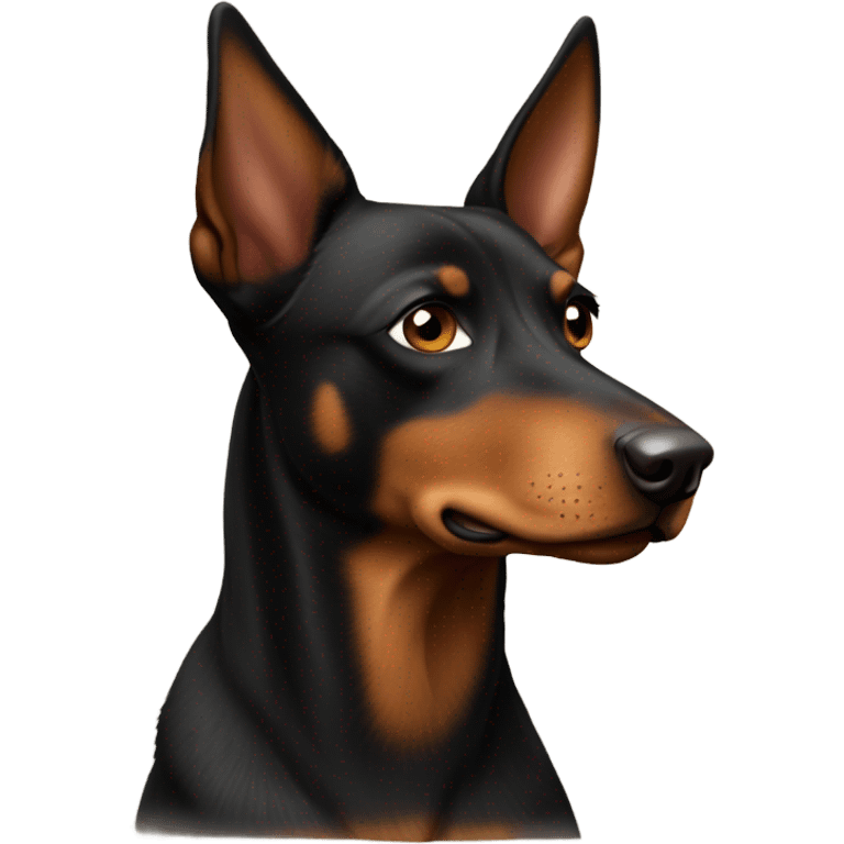 realistic dog australian kelpie indoor gaze full brown color emoji