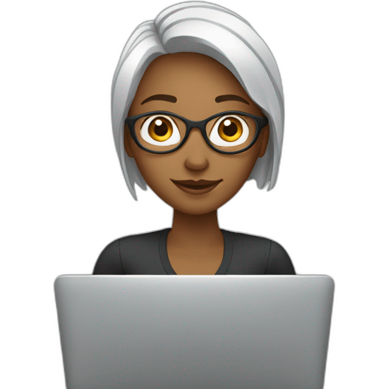 woman with laptop emoji