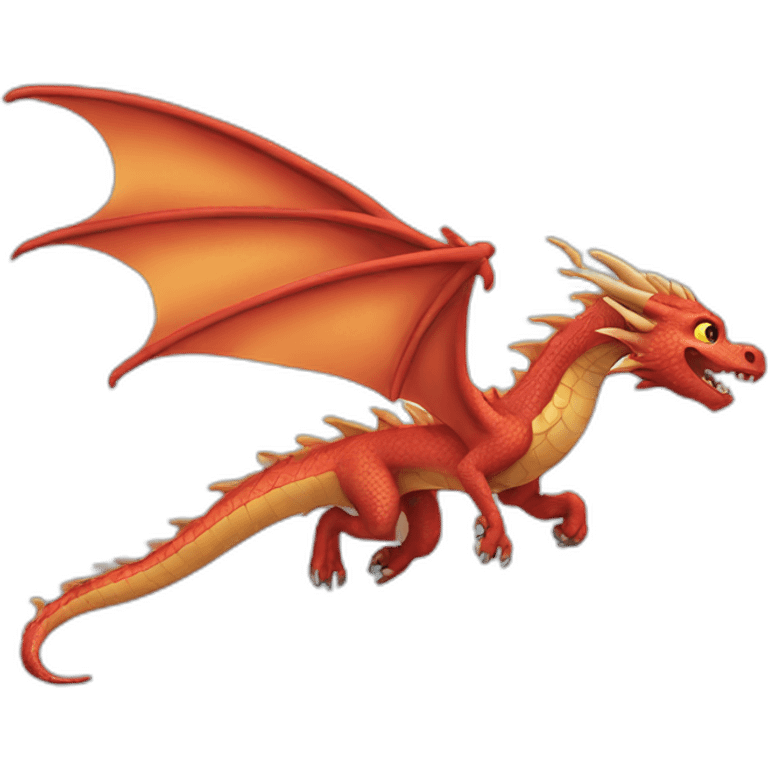 Flying dragon emoji