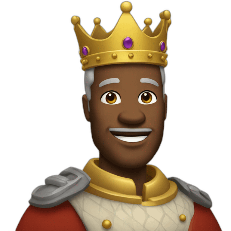 King Saying Hello emoji