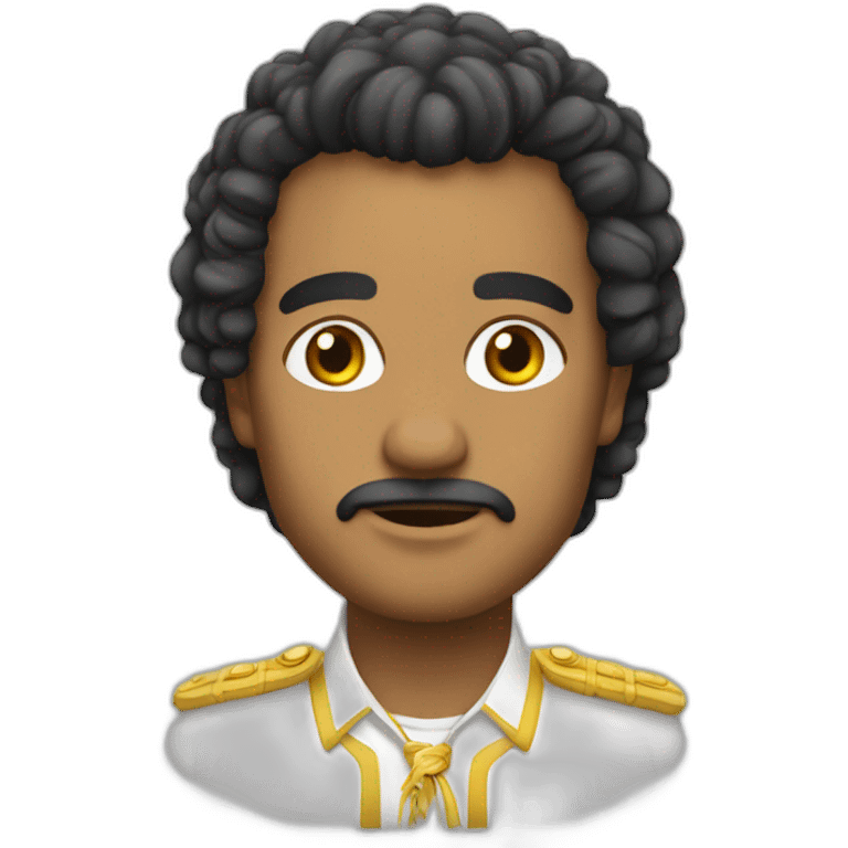 Yo mayor pelo blanco emoji