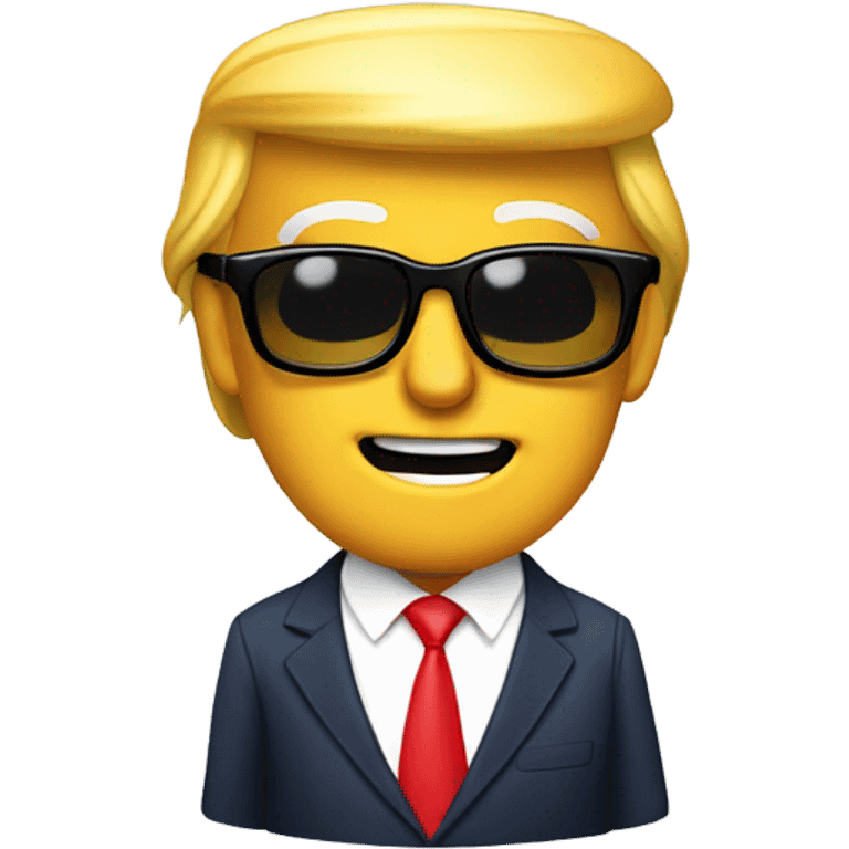 Trump con gafas de sol emoji