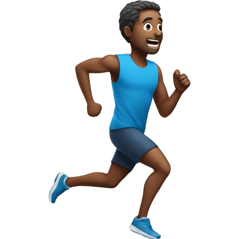 Man running emoji