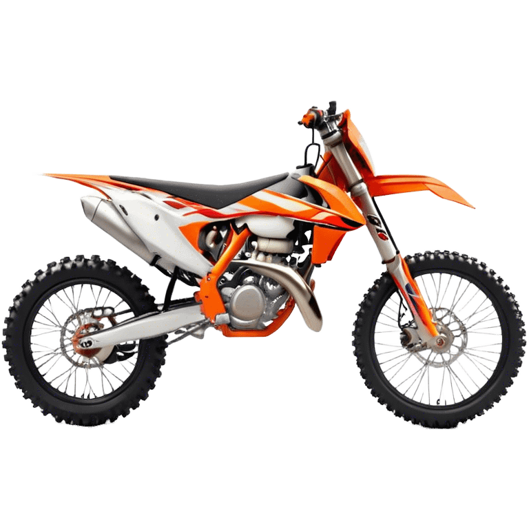 KTM Dirtbike - KTM 250 SX (Model Year: 2021) (Iconic colour: Orange) emoji