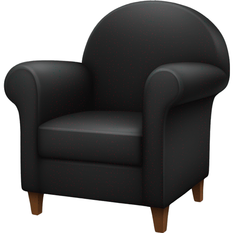 black 3d chair emoji