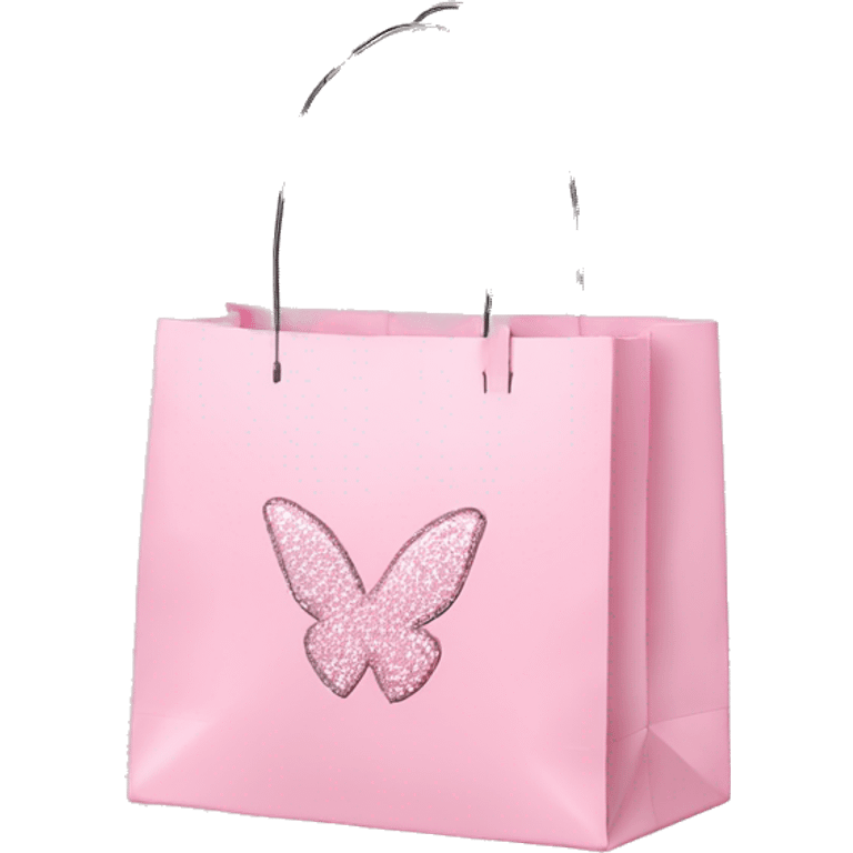 Light pink shopping bag Victoria Secret  emoji