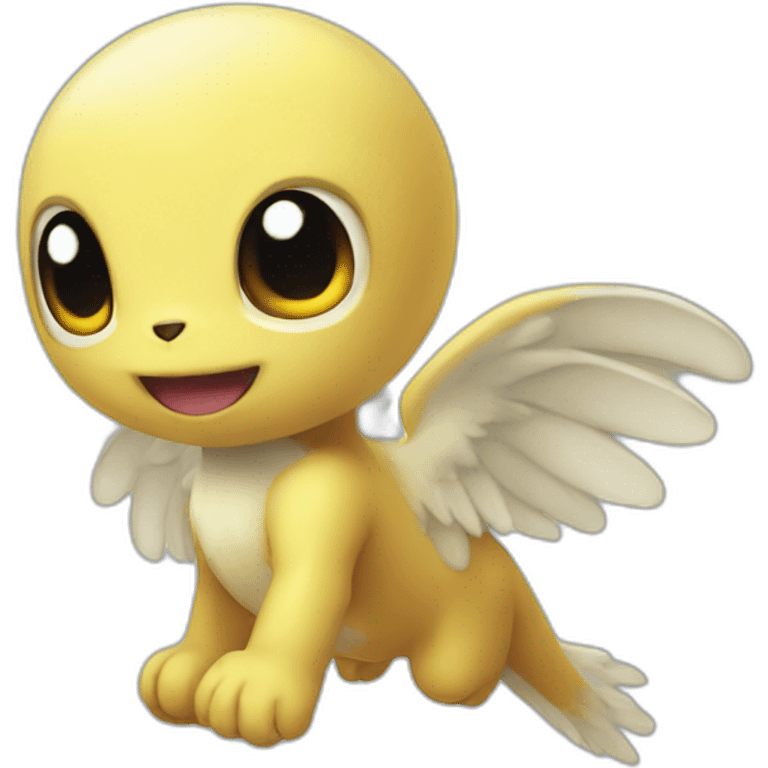 flying baby Digimon creature emoji