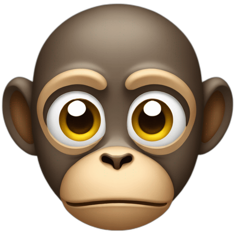 Monkey pouting emoji