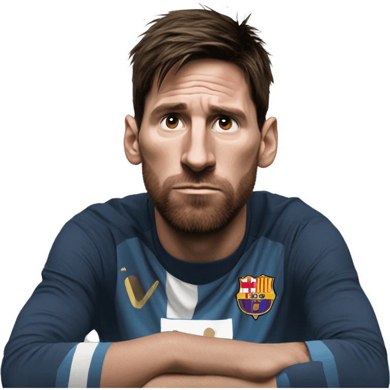 bored messi emoji