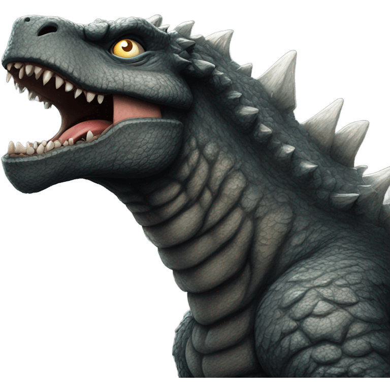 Crying Godzilla  emoji