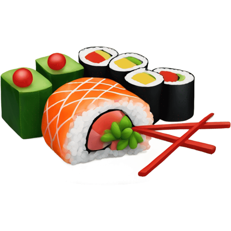 Christmas sushi  emoji