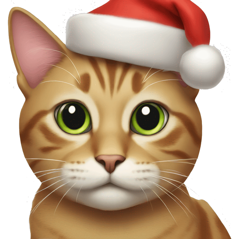 Christmas cat emoji