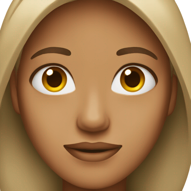 women with light brown and brown eyes emoji