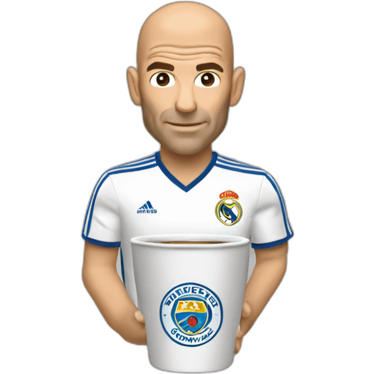 Zinedine Zidane Wicht thé wormienne cup emoji