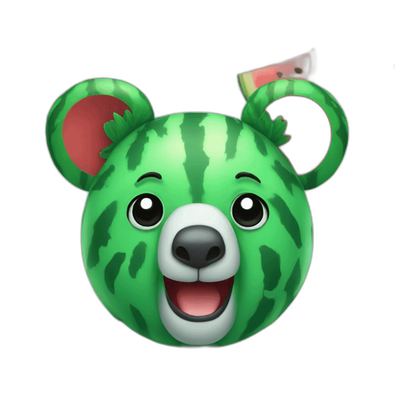 Watermelon koala emoji