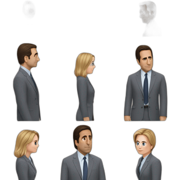 Michael Scott meet Leslie Knop emoji