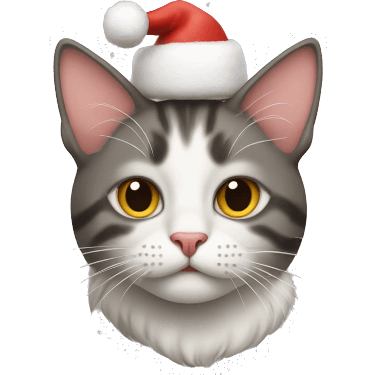 Christmas cat emoji