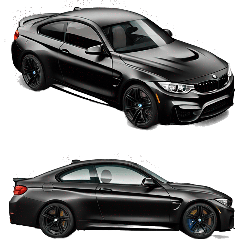 Bmw m4 noir emoji