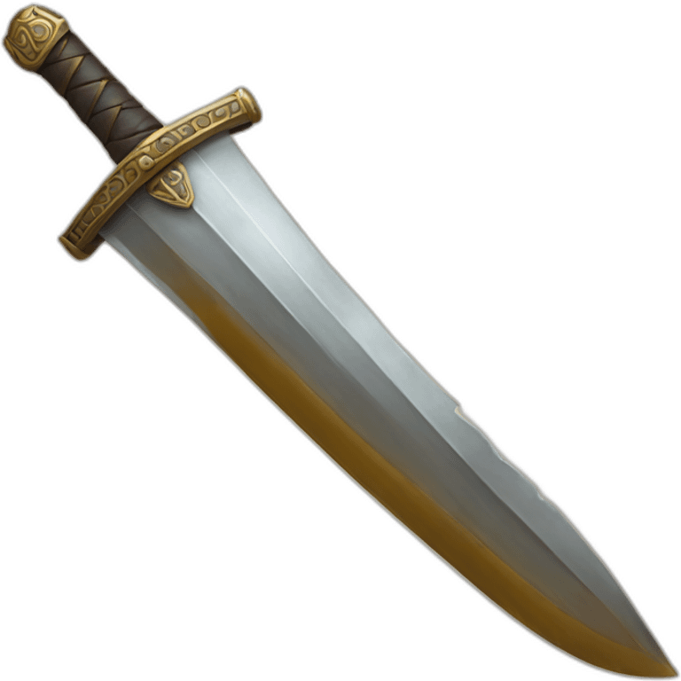 Dhulfiqar sword emoji