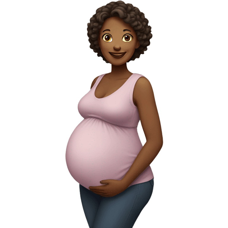 pregnant older woman emoji