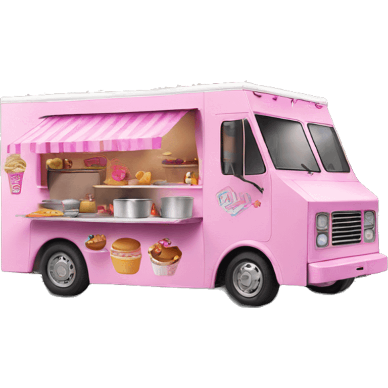 Barbie’s house dream food truck  emoji