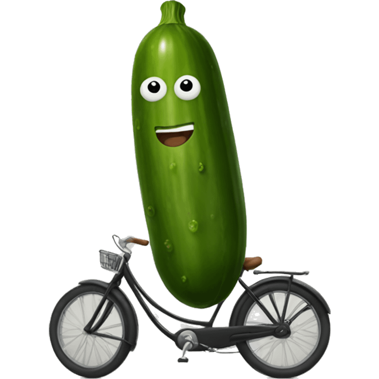 Pickle riding emoji