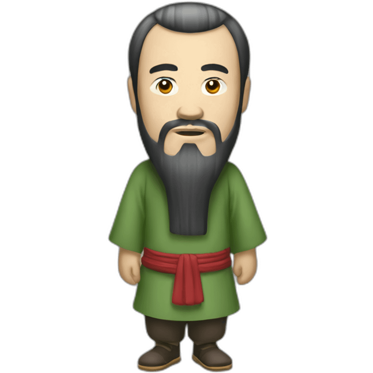 Confucius full body emoji