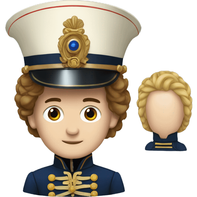 french napoléon with bugatti emoji