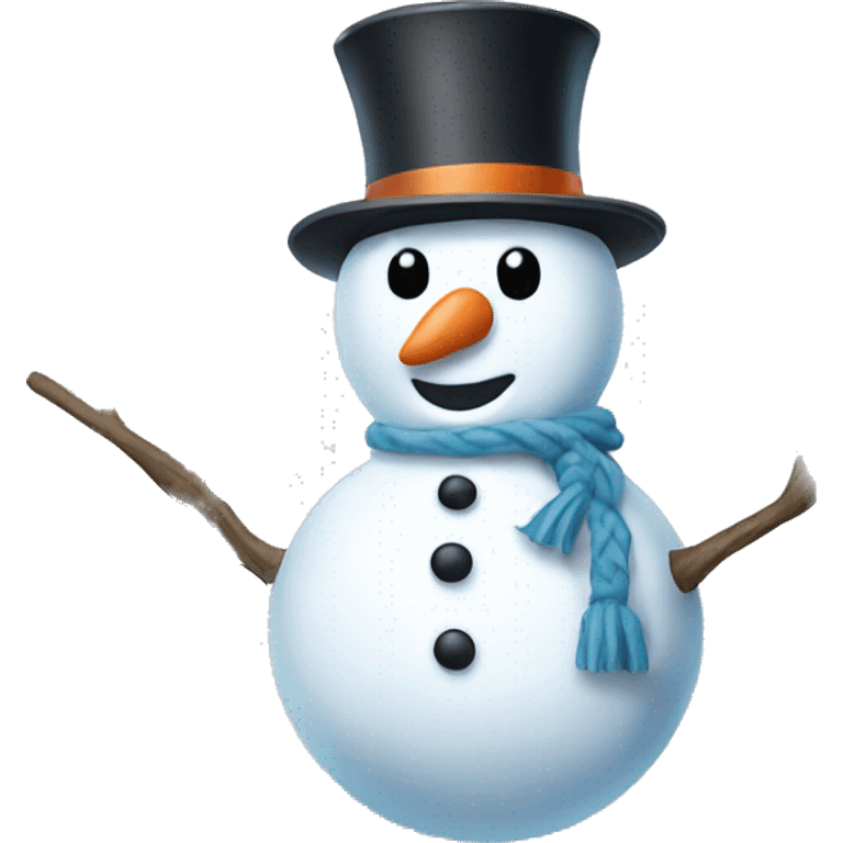 snowman electricity emoji