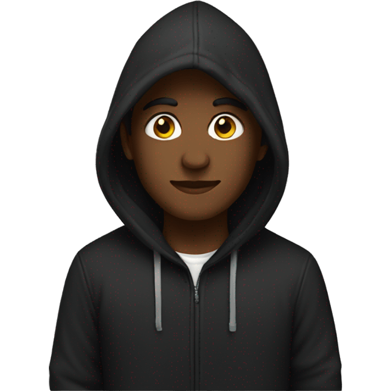 Black hoodie emoji