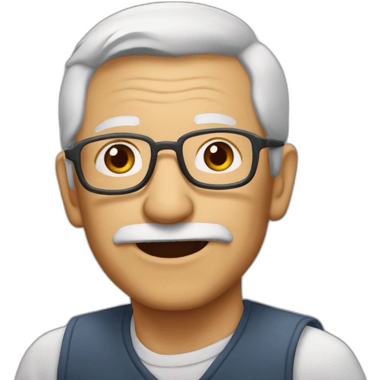 abuelo con an emoji